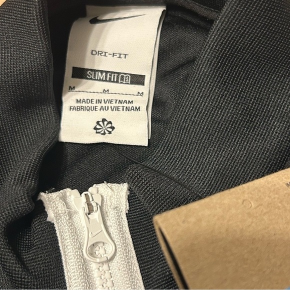 NIKE DRI-FIT ACADEMY WOMEN'S KNIT SOCCER TRACK JACKET BLACK/WHITE SIZE MED NWT - Picture 7 of 8